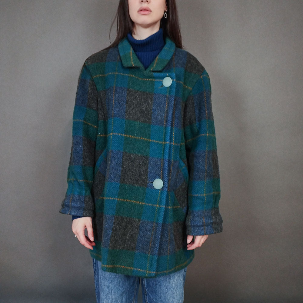 VIN-OUTW-33311 Vintage παλτό γυναικείο M-L