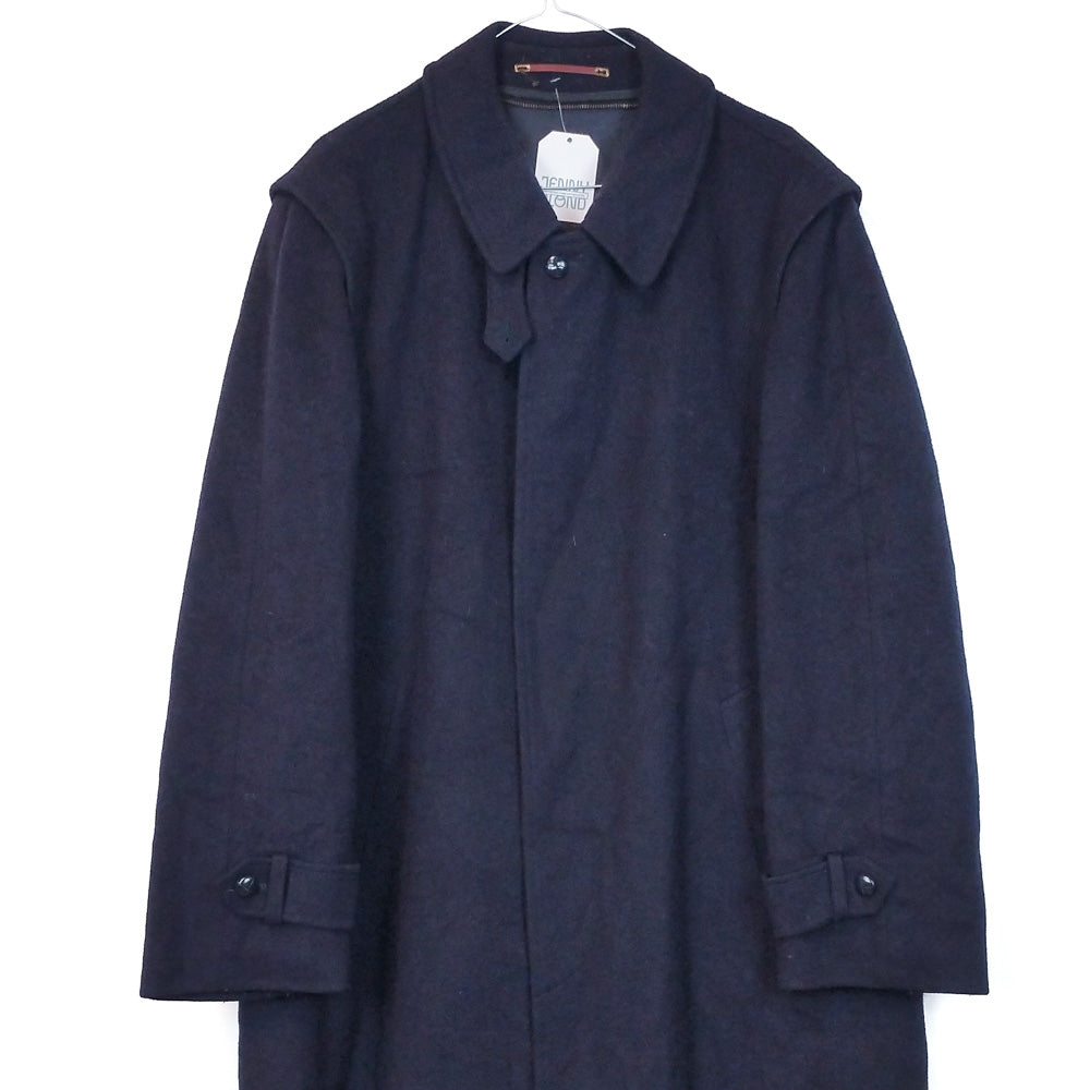 VIN-OUTW-33544 Vintage παλτό μάλλινο μπλε L