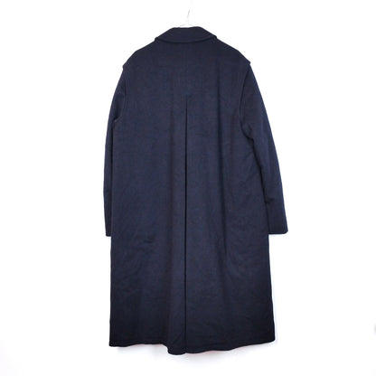 VIN-OUTW-33544 Vintage παλτό μάλλινο μπλε L