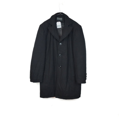 VIN-OUTW-33297 Vintage μαύρο παλτό unisex L