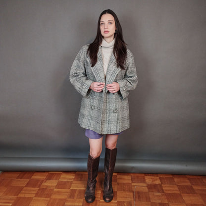 VIN-OUTW-33421 Vintage παλτό γυναικείο ολόμαλλο L