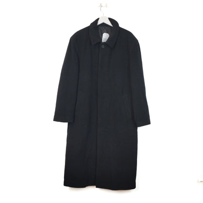 VIN-OUTW-33422 Vintage παλτό μακρύ μάλλινο με κασμίρ L