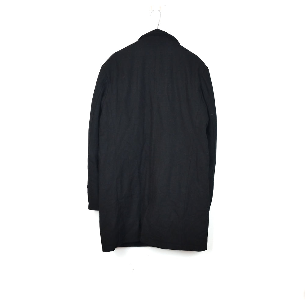 VIN-OUTW-33297 Vintage μαύρο παλτό unisex L