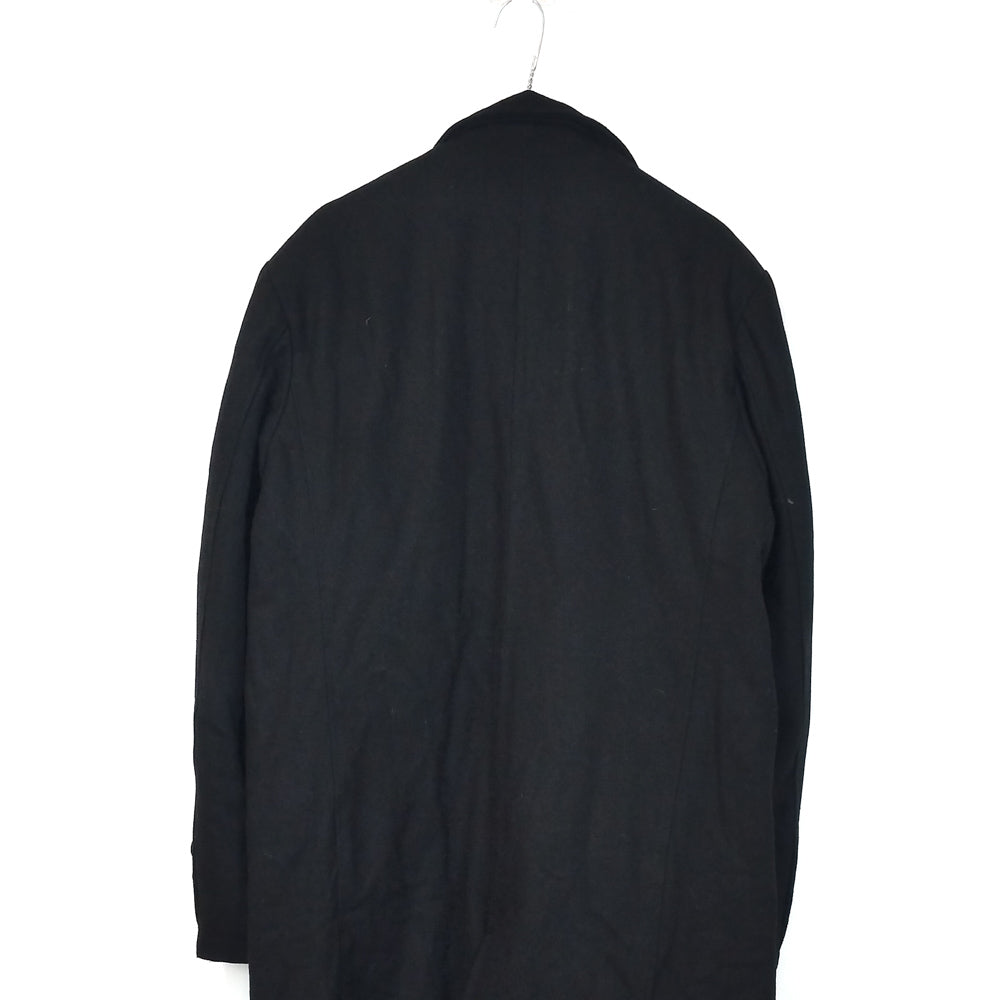 VIN-OUTW-33297 Vintage μαύρο παλτό unisex L