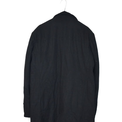 VIN-OUTW-33297 Vintage μαύρο παλτό unisex L