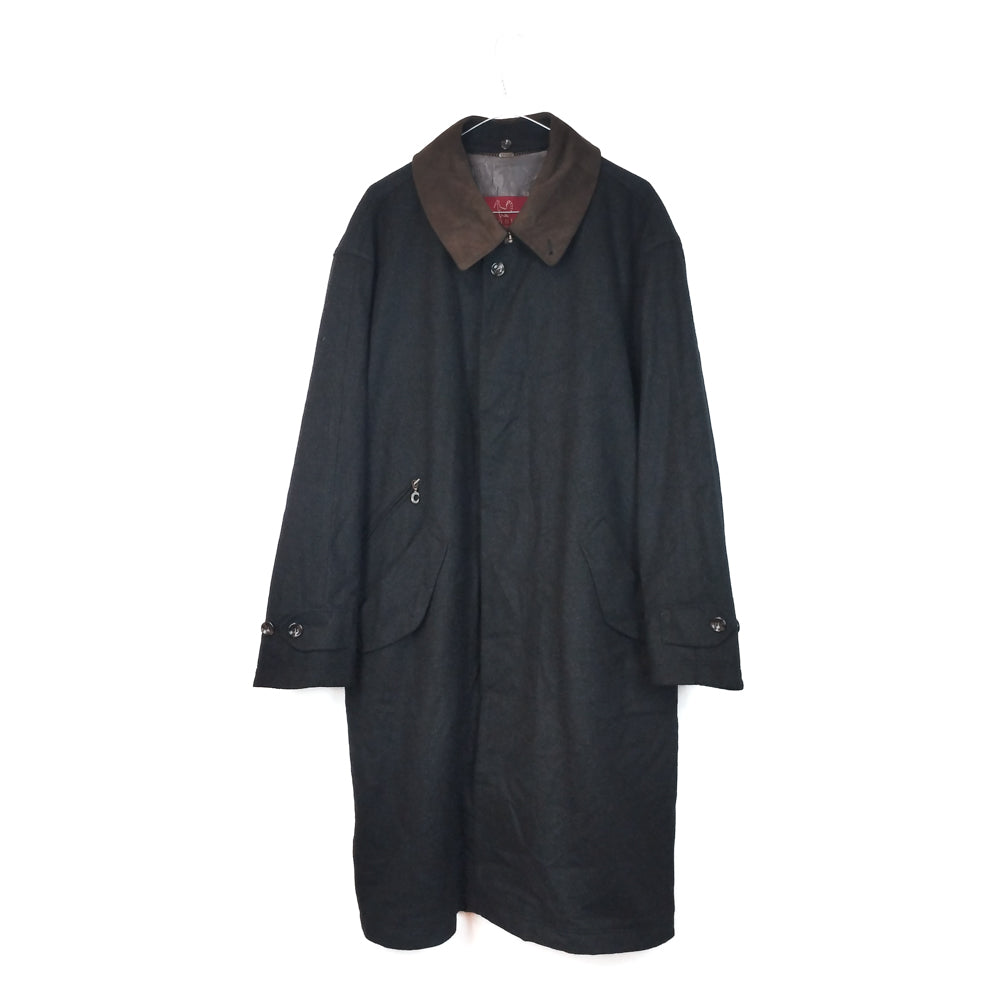 VIN-OUTW-33298 Vintage μάλλινο παλτό unisex L-XL