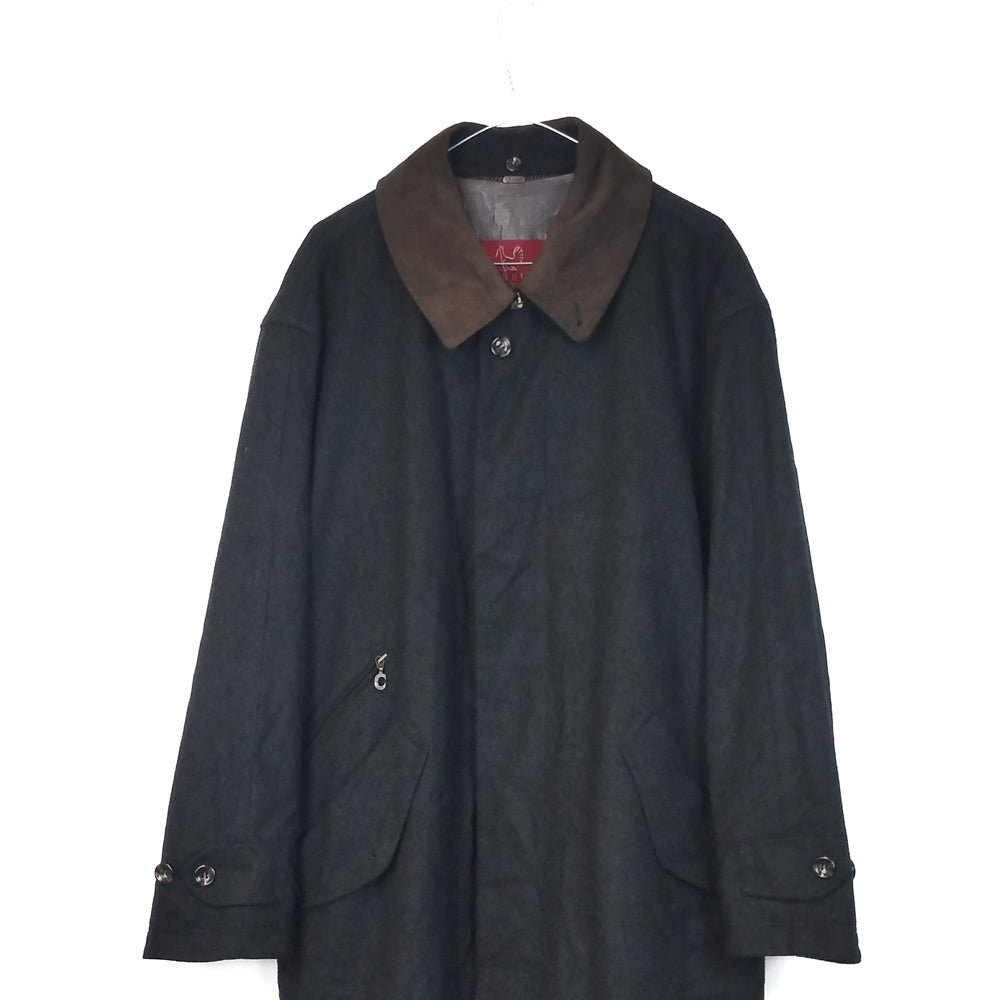 VIN-OUTW-33298 Vintage μάλλινο παλτό unisex XL