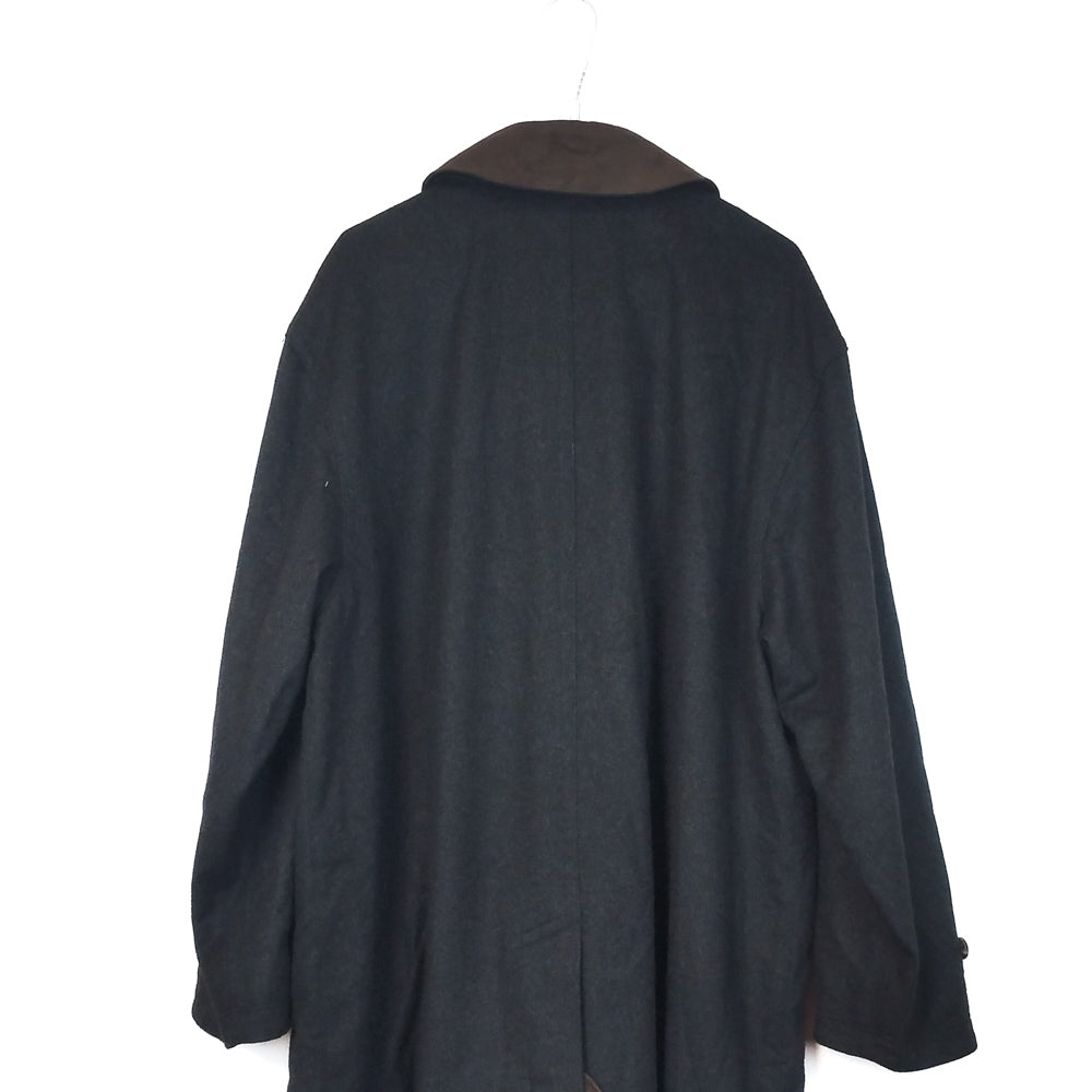 VIN-OUTW-33298 Vintage μάλλινο παλτό unisex XL