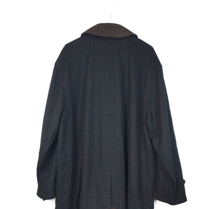 VIN-OUTW-33298 Vintage μάλλινο παλτό unisex XL