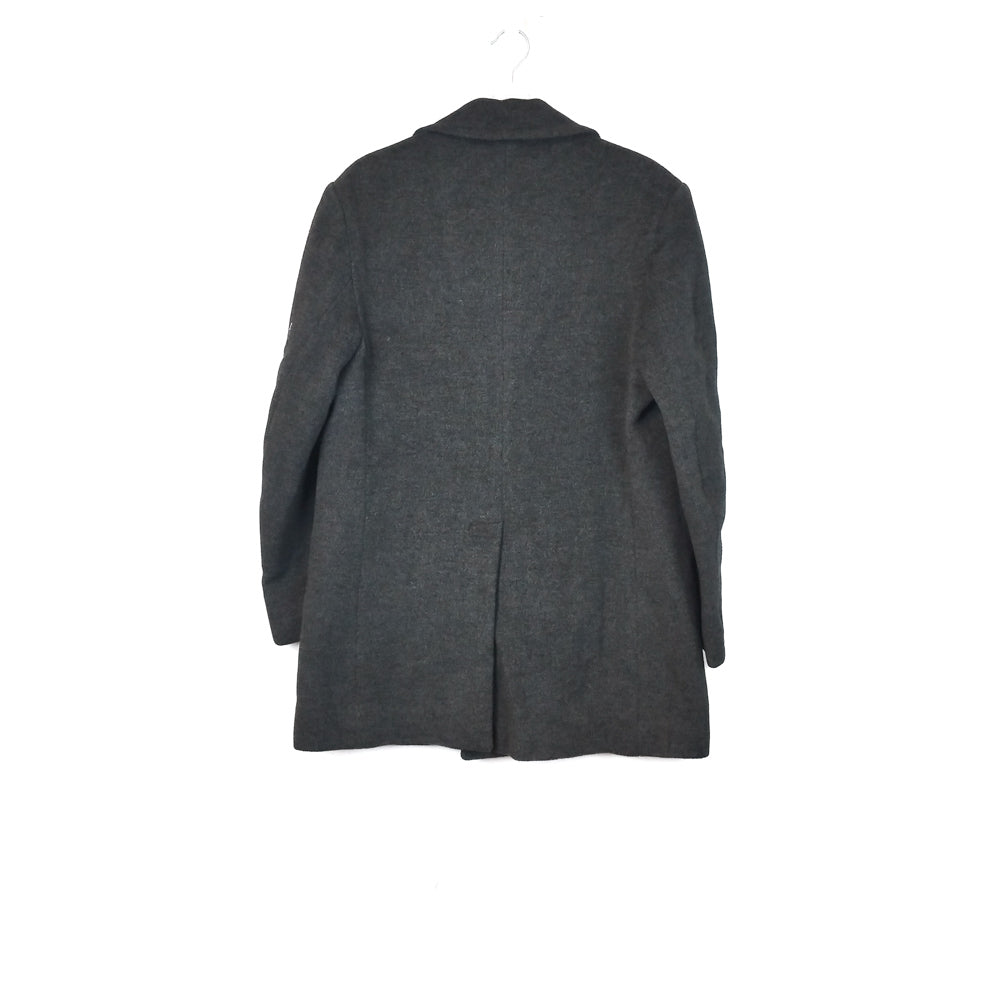 VIN-OUTW-33299 Vintage μάλλινο παλτό σταυροκουμπωτό unisex M-L