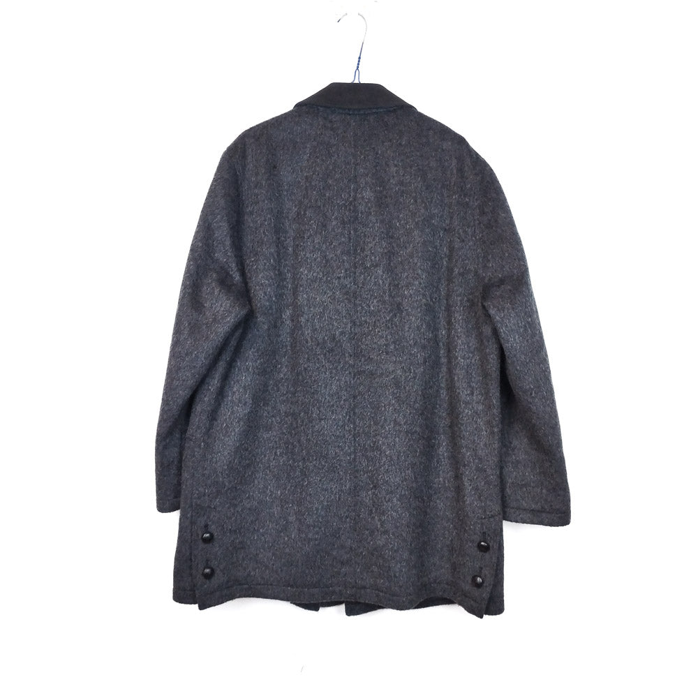 VIN-OUTW-33537 Vintage παλτό μάλλινο με μοχέρ Μ-L