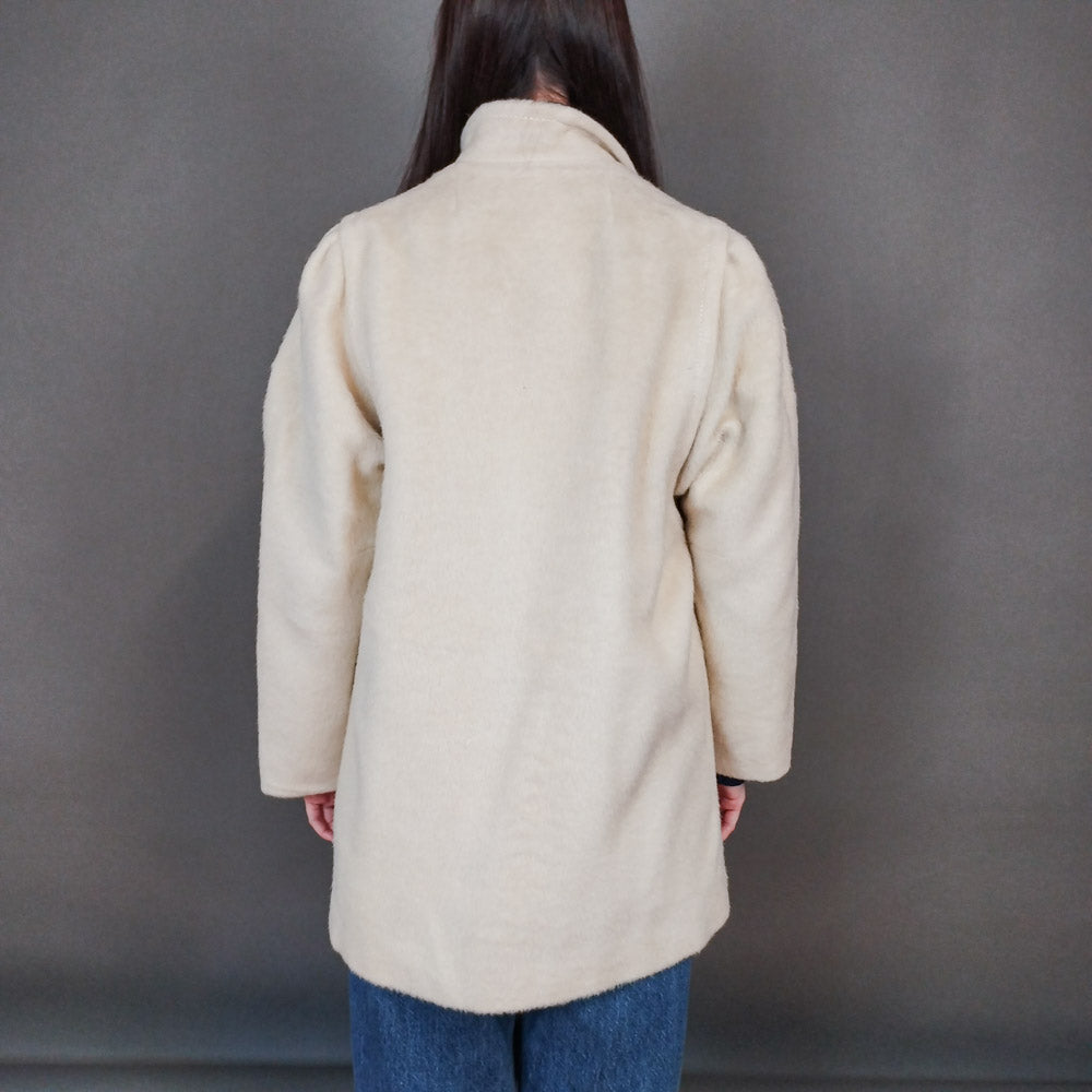 VIN-OUTW-33314 Vintage παλτό μάλλινο γυναικείο M