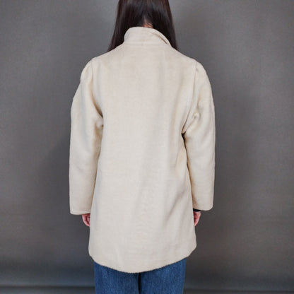 VIN-OUTW-33314 Vintage παλτό μάλλινο γυναικείο M