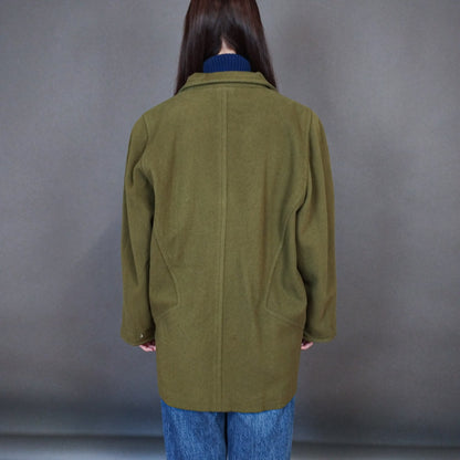VIN-OUTW-33315 Vintage παλτό μάλλινο γυναικείο M