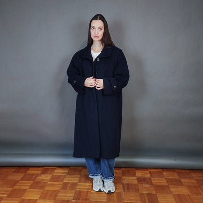 VIN-OUTW-33319 Vintage παλτό ολόμαλλο γυναικείο με κασμίρ L