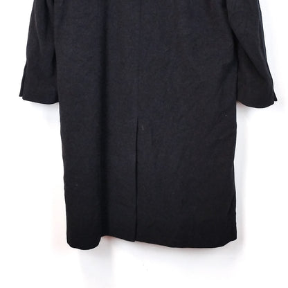 VIN-OUTW-33552 Vintage παλτό μάλλινο σταυροκουμπωτό L-XL