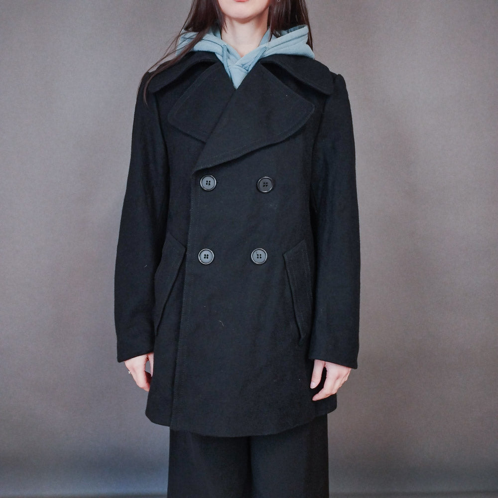 VIN-OUTW-33377 Vintage παλτό μάλλινο γυναικείο M