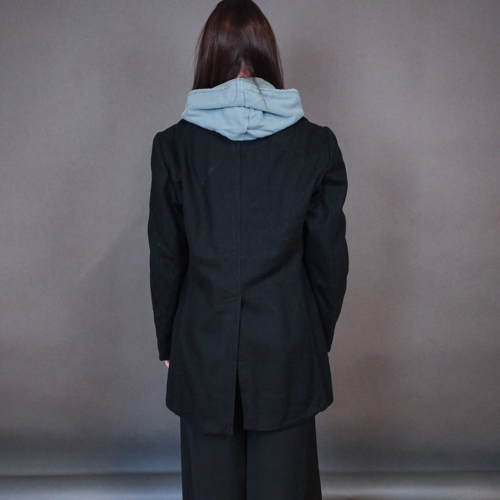 VIN-OUTW-33377 Vintage παλτό μάλλινο γυναικείο M