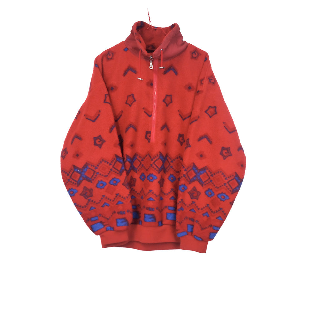 VIN-SW-33817 Vintage crazy φλις μπλούζα Schoffel unisex M