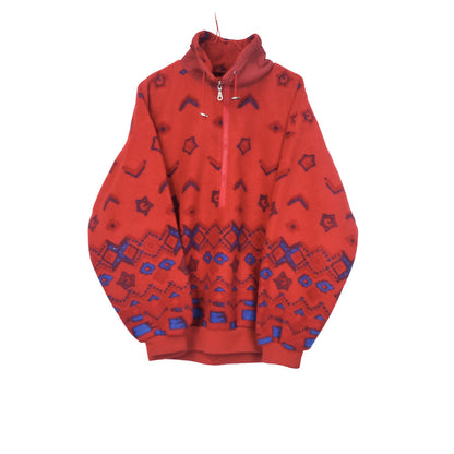 VIN-SW-33817 Vintage crazy φλις μπλούζα Schoffel unisex M