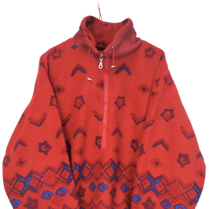 VIN-SW-33817 Vintage crazy φλις μπλούζα Schoffel unisex M