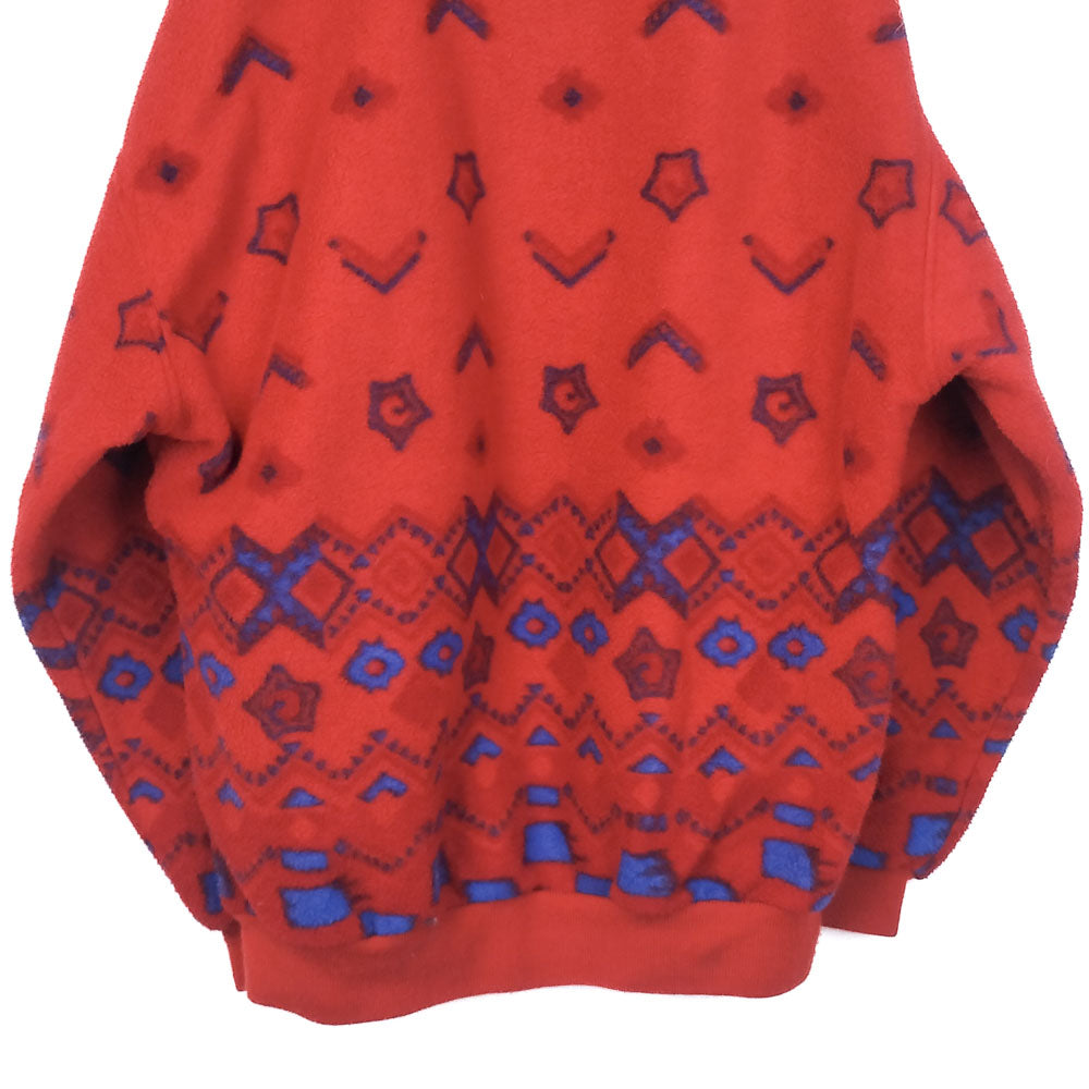 VIN-SW-33817 Vintage crazy φλις μπλούζα Schoffel unisex M