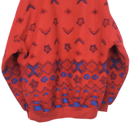 VIN-SW-33817 Vintage crazy φλις μπλούζα Schoffel unisex M