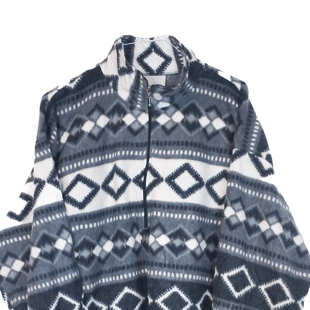 VIN-SW-33819 Vintage crazy φλις μπλούζα unisex XL