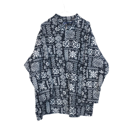 VIN-SW-33820 Vintage crazy φλις μπλούζα unisex XL