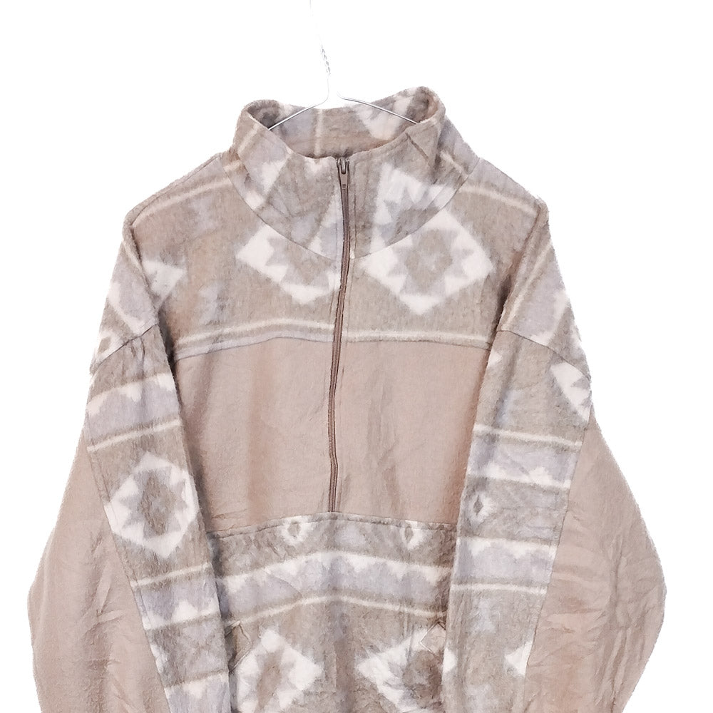 VIN-SW-33822 Vintage crazy φλις μπλούζα unisex L