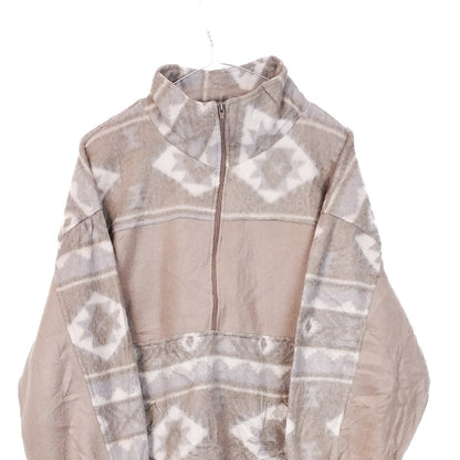 VIN-SW-33822 Vintage crazy φλις μπλούζα unisex L