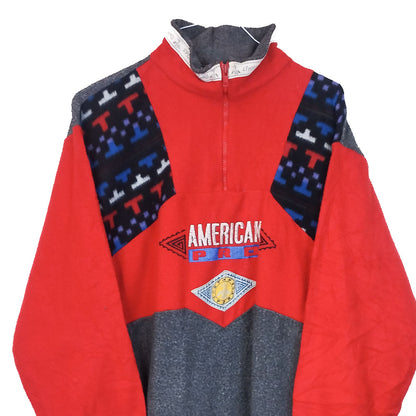 VIN-SW-33823 Vintage crazy φλις μπλούζα unisex S