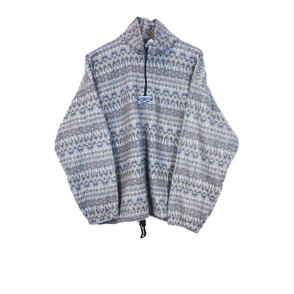 VIN-SW-33696 Vintage crazy φλις μπλούζα unisex L