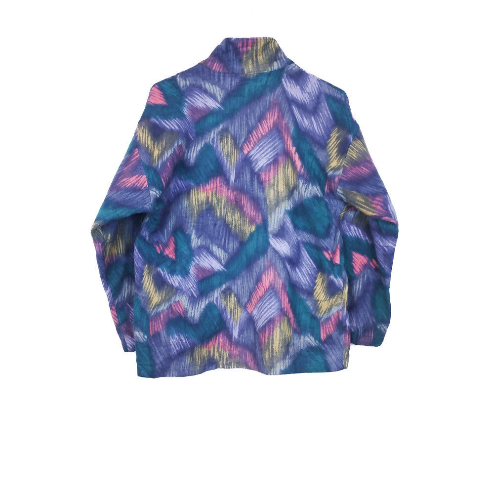 VIN-SW-33705 Vintage crazy φλις ζακέτα γυναικεία L