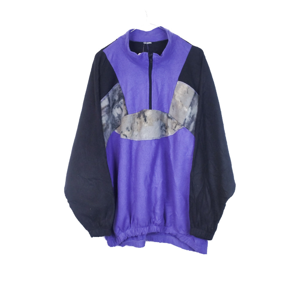 VIN-SW-33706 Vintage crazy φλις μπλούζα unisex L