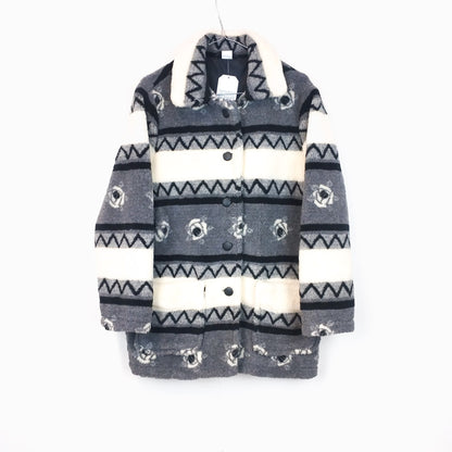 VIN-SW-33688 Vintage crazy φλις ζακέτα γυναικεία M-L