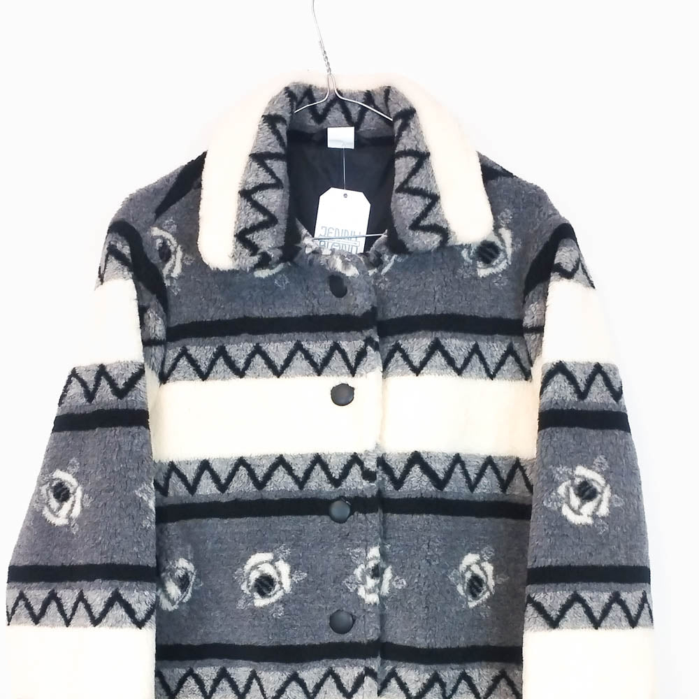 VIN-SW-33688 Vintage crazy φλις ζακέτα γυναικεία M-L