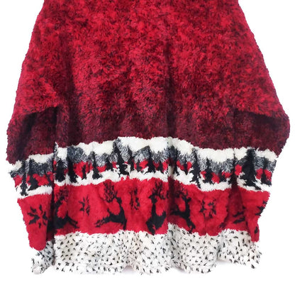 VIN-SW-33826 Vintage crazy φλις ζακέτα unisex L