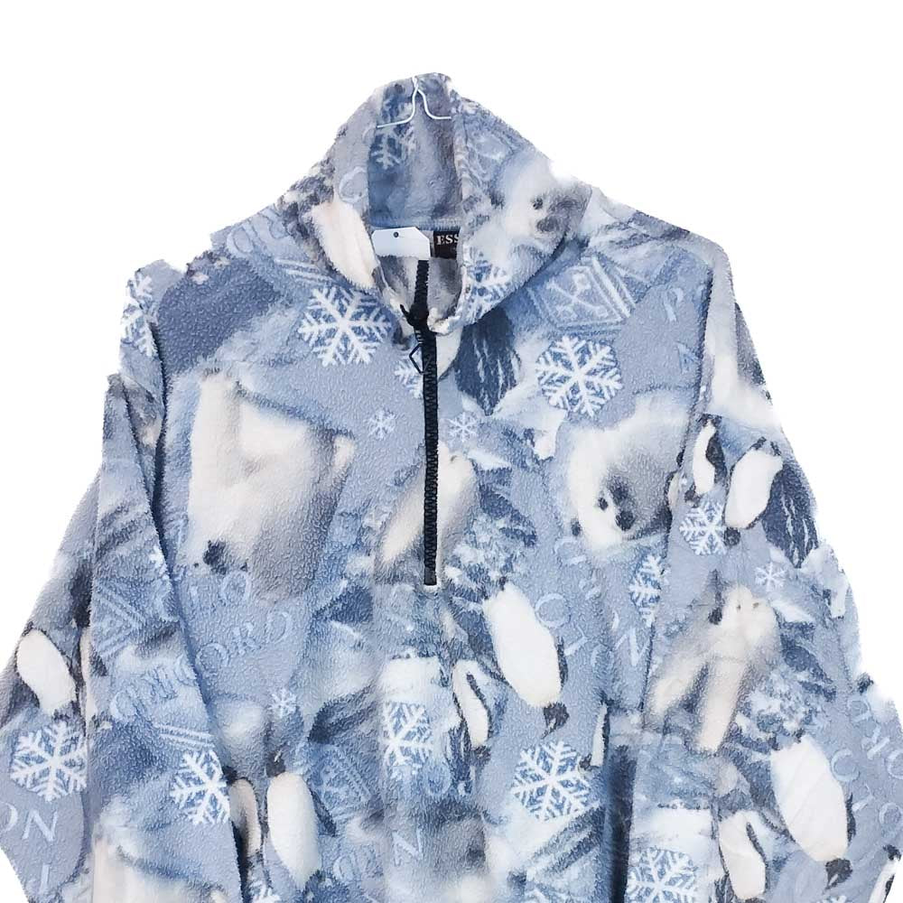 VIN-SW-33697 Vintage crazy φλις ζακέτα unisex L