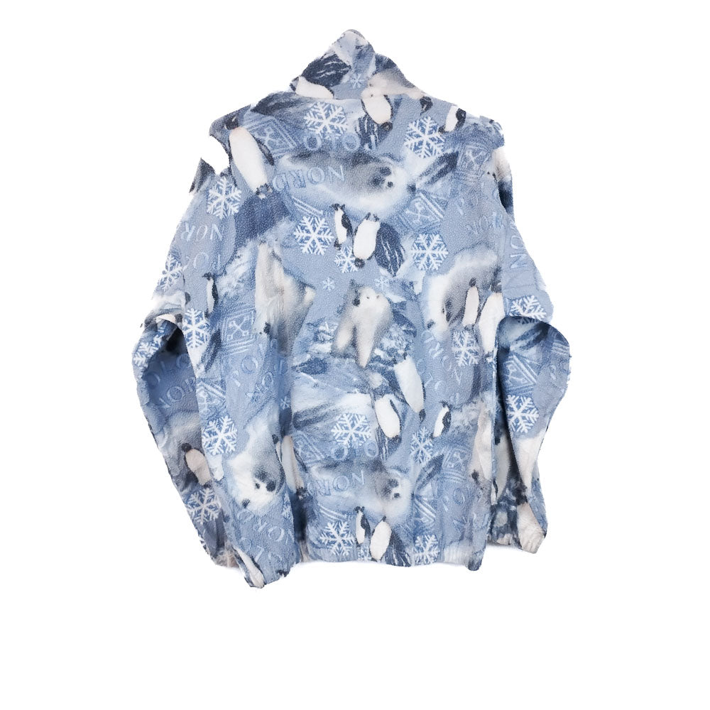 VIN-SW-33697 Vintage crazy φλις ζακέτα unisex L