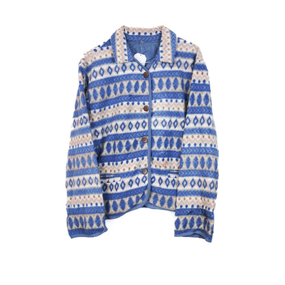 VIN-SW-33700 Vintage crazy φλις ζακέτα unisex S