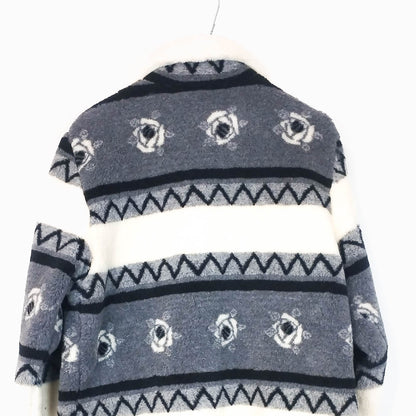 VIN-SW-33688 Vintage crazy φλις ζακέτα γυναικεία M-L