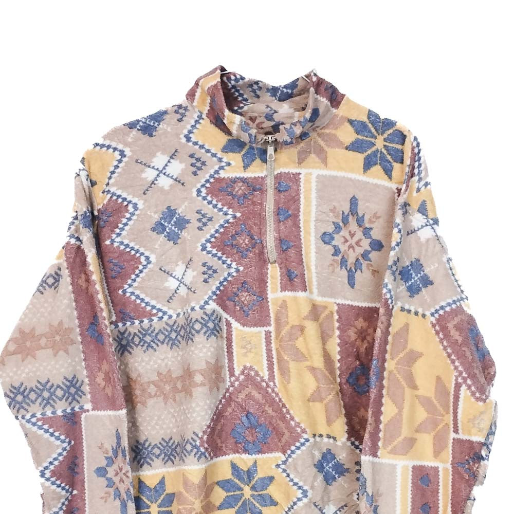 VIN-SW-33730 Vintage crazy φλις μπλούζα unisex M