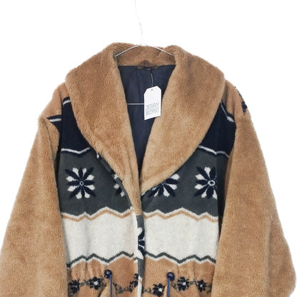 VIN-SW-33689 Vintage crazy φλις ζακέτα γυναικεία M-L