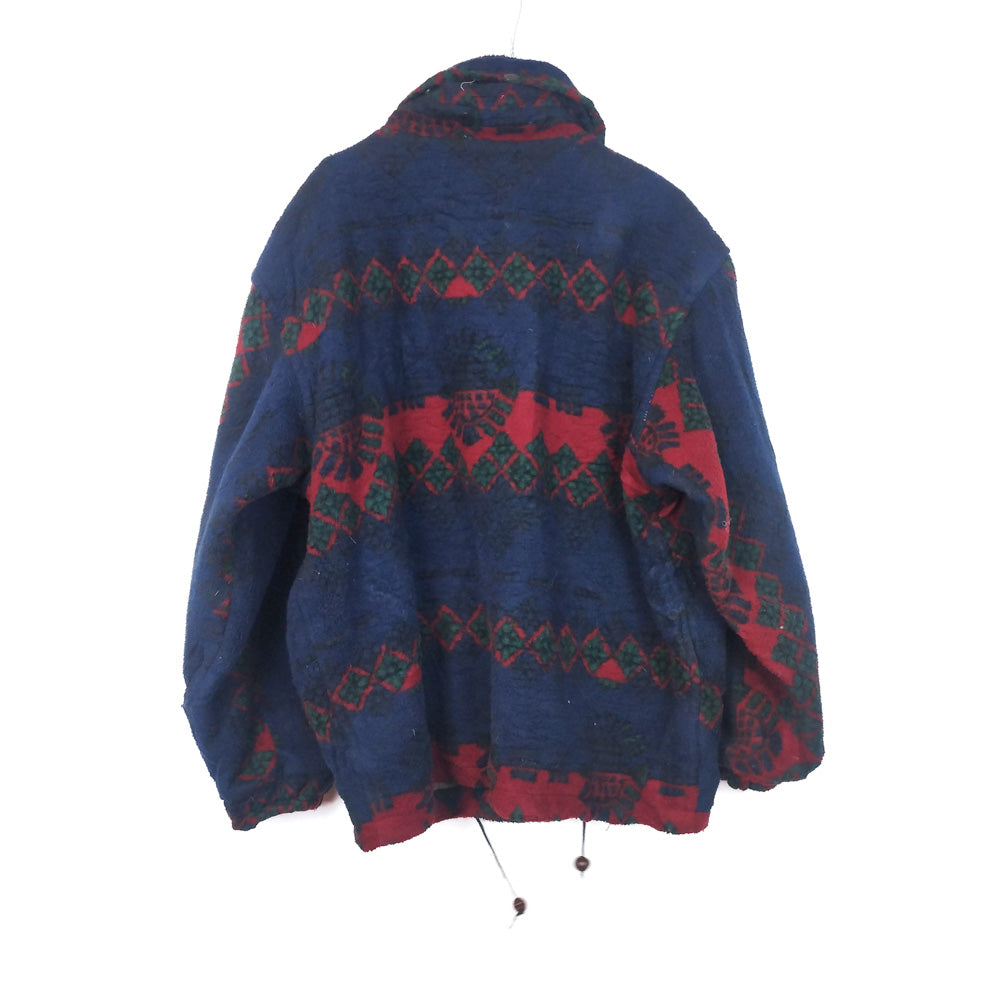 VIN-SW-33813 Vintage crazy φλις πανωφόρι funky style unisex L