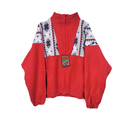 VIN-SW-33729 Vintage crazy φλις μπλούζα unisex L