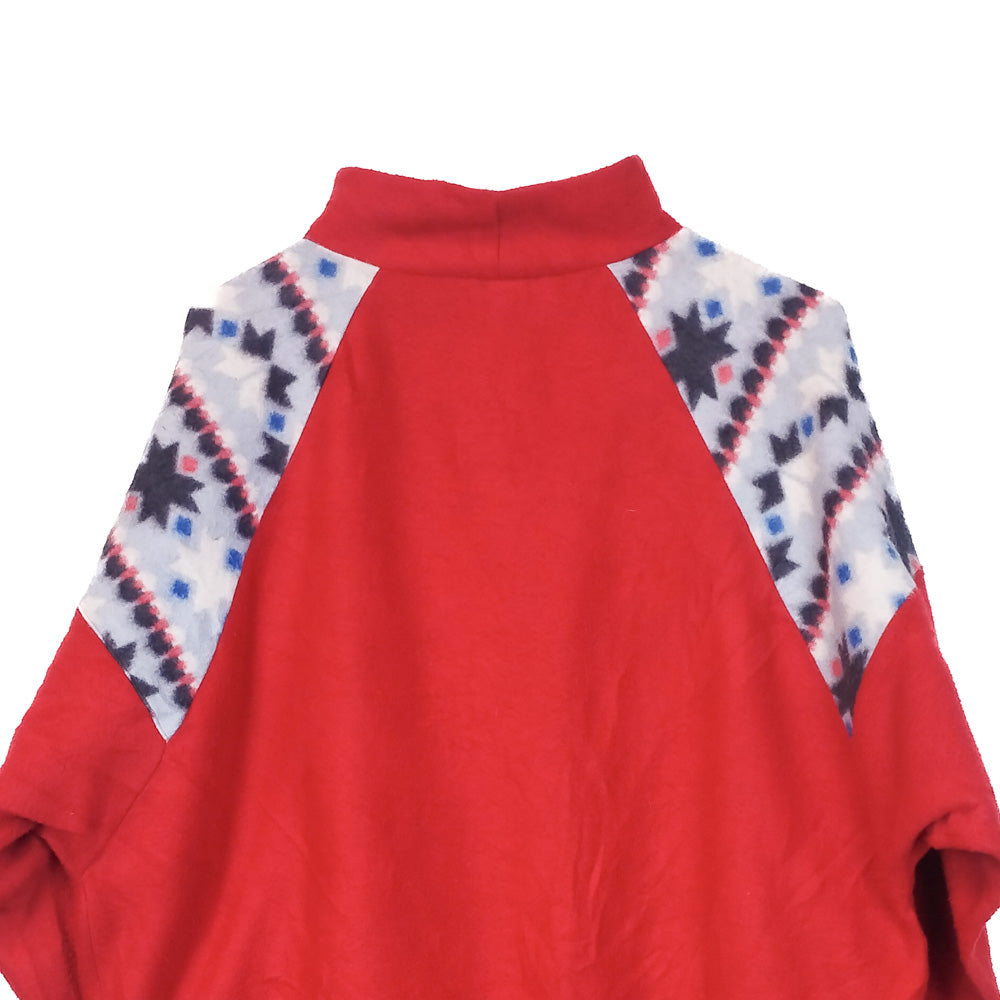 VIN-SW-33729 Vintage crazy φλις μπλούζα unisex L