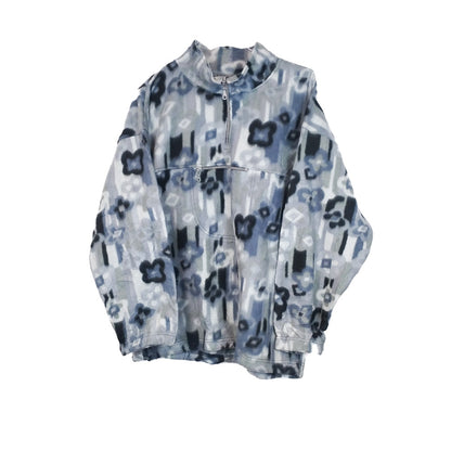 VIN-SW-33734 Vintage crazy φλις μπλούζα unisex L