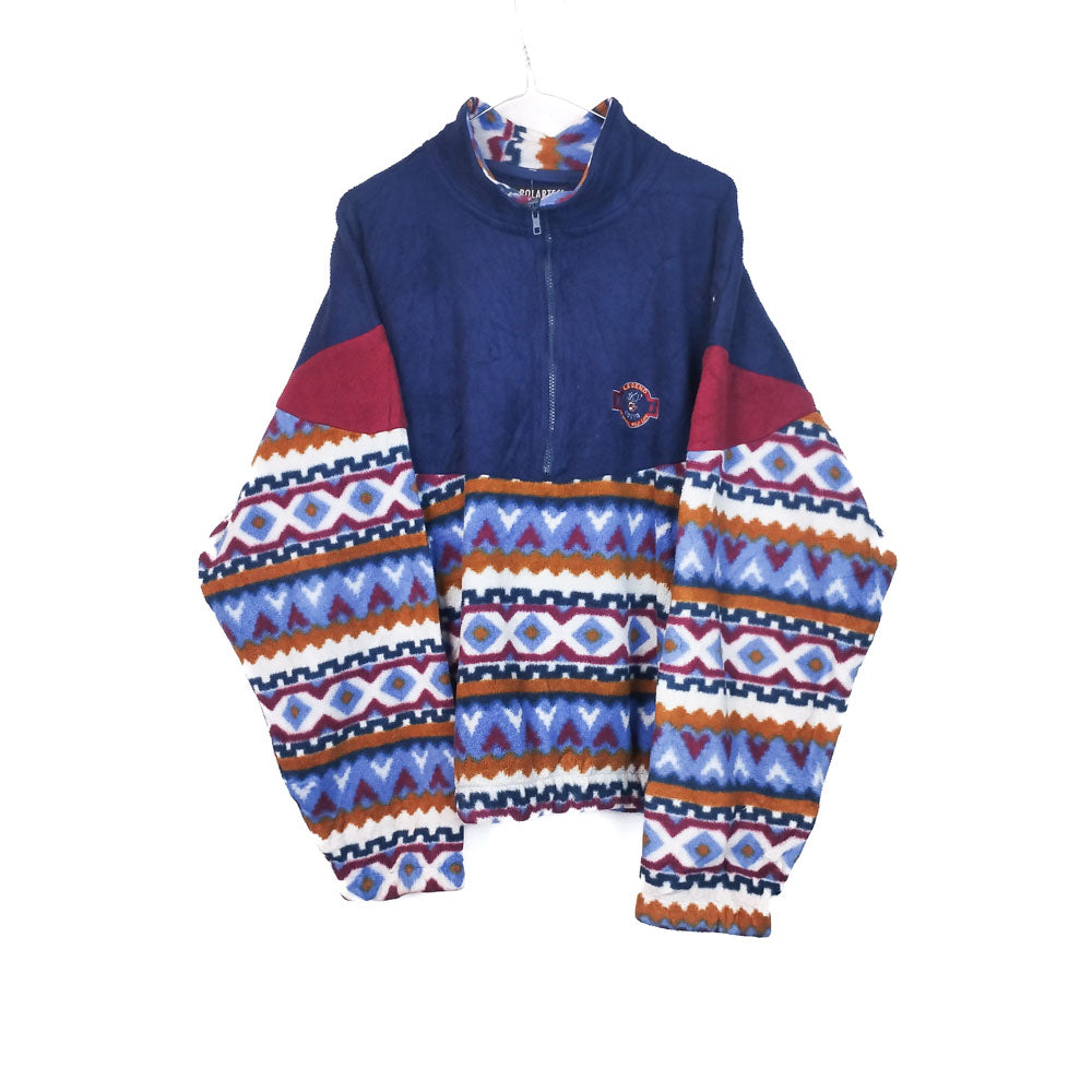 VIN-SW-33714 Vintage crazy φλις μπλούζα unisex L