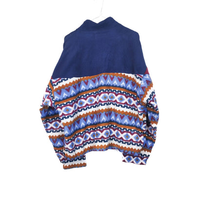 VIN-SW-33714 Vintage crazy φλις μπλούζα unisex L